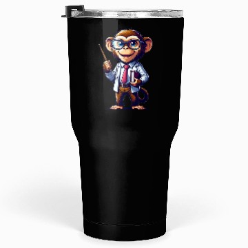 Discover Cute Monkey Teacher Tumblers 30 Oz