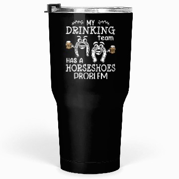 Discover Drinking Team Horseshoe Pitching Tumblers 30 Oz