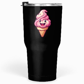 Discover Smiling Ice Cream Delight Tumblers 30 Oz