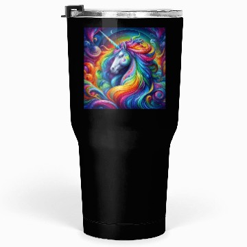 Discover Unicorn rainbow Tumblers 30 Oz