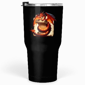 Discover Fantasy Creature Papyrus Scroll Dungeon Dragon Tumblers 30 Oz