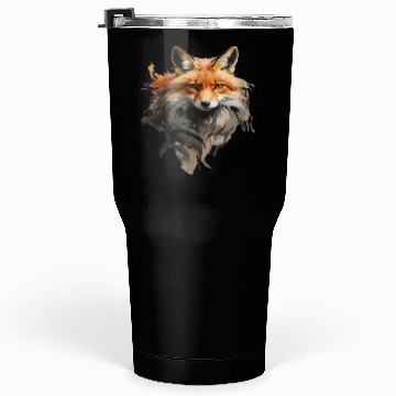 Discover Red Fox in Watercolor Description Tumblers 30 Oz