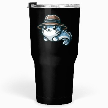Discover Stylish Catfish with Hat Tumblers 30 Oz