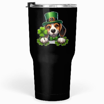 Discover St. Patrick's Day Beagle Tumblers 30 Oz