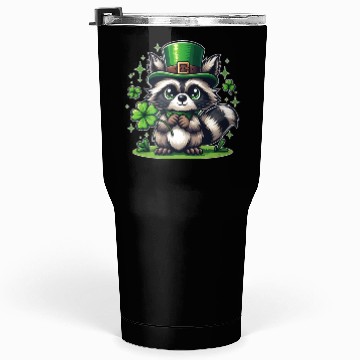 Discover St. Patrick's Day Raccoon Revelry Tumblers 30 Oz