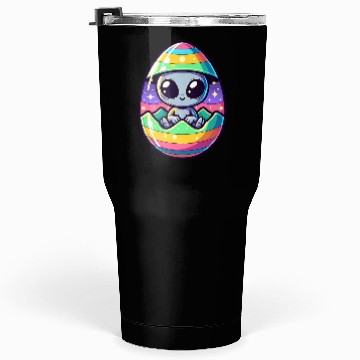 Discover Alien Easter Egg Hatching: Colorful Surprise Tumblers 30 Oz