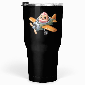Discover Easter Egg Airplane Pilot Design Tumblers 30 Oz
