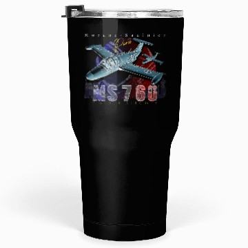 Discover Morane-Saulnier MS760 Military Aircraft Tumblers 30 Oz