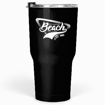 Discover Los Angeles Beach Tumblers 30 Oz