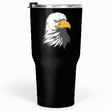 Discover Bald Eagle Head Cartoon Tumblers 30 Oz