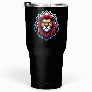 Discover Lion angry Tumblers 30 Oz