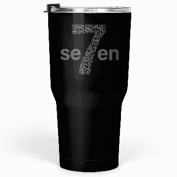 Discover 7 in braun animal print Tumblers 30 Oz