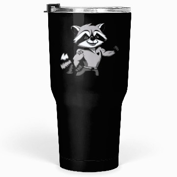 Discover Racoon Biceps Tattoo I Love Dad Tumblers 30 Oz