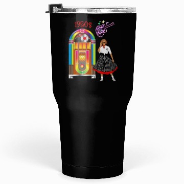 Discover Rock and Roll Vintage Jukebox Tumblers 30 Oz