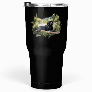 Discover Newfoundland Dog Cottagecore Lakeside Serenity Tumblers 30 Oz