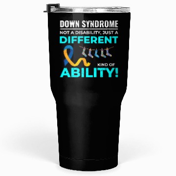 Discover Down Syndrome Awareness Different Ability Tumblers 30 Oz