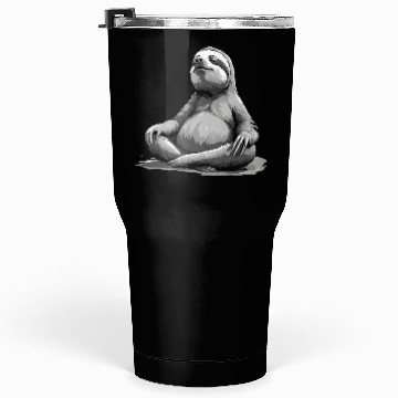 Discover Sloth Yoga Relaxation Chill Chilling Gift Tumblers 30 Oz