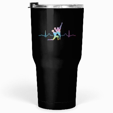 Discover Ballet Dancer Heartbeat EKG Ballerina Tumblers 30 Oz