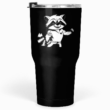 Discover Racoon Biceps Tattoo I Love Mom Tumblers 30 Oz