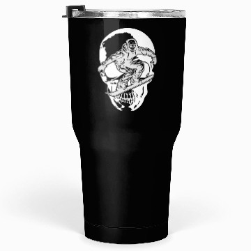 Discover Snowboarding Skull Skeleton Big Mountain Boarding Tumblers 30 Oz