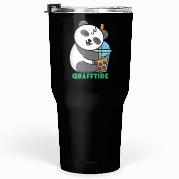 Discover Time for a drink with panda cute panda Tumblers 30 Oz