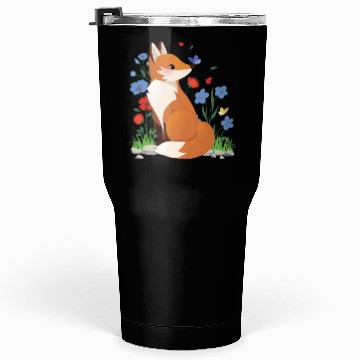 Discover Fox Cottagecore Naturecore Children Tumblers 30 Oz
