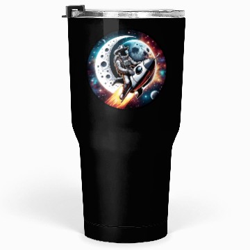 Discover Space Cowboy Astronaut Tumblers 30 Oz