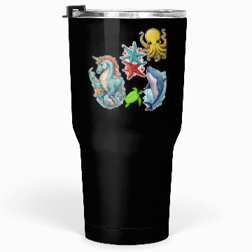 Discover Deep ocean life Tumblers 30 Oz
