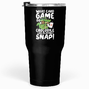Discover Card Game Crocodile Like Playing Snap for a Tumblers 30 Oz