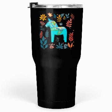 Discover Dala Horse Sweden Swedish horse Tumblers 30 Oz