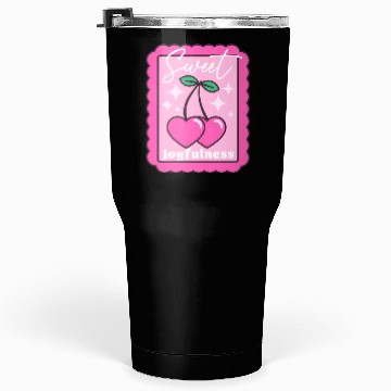 Discover Sweet Joyfulness Cherry Hearts Stamp Tumblers 30 Oz
