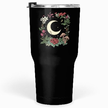 Discover Mushroom Moon Cottagecore Naturecore Tumblers 30 Oz