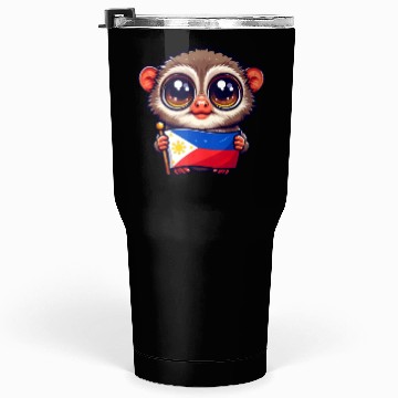 Discover Tarsier with Philippine Flag Tumblers 30 Oz