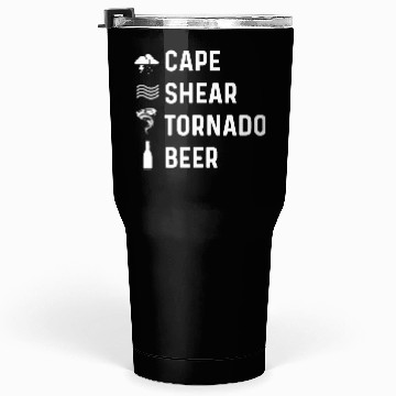 Discover Cape Shear Tornado Forecaster Gift Tumblers 30 Oz
