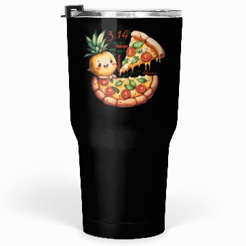 Discover pi day math Pineapple pizza Toppings Tumblers 30 Oz