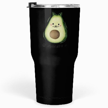 Discover Avocado Cat Tumblers 30 Oz