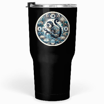 Discover ENTP Water Monkey: The Innovator's Odyssey Tumblers 30 Oz