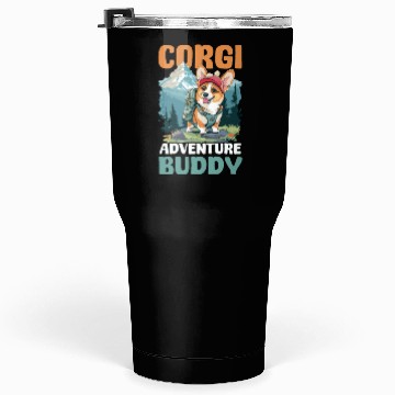 Discover Corgi Mom Dad Corgi Adventure Buddy Tumblers 30 Oz