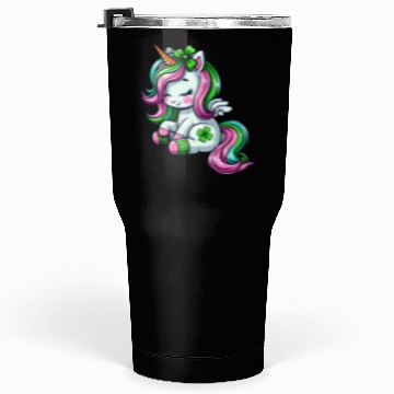 Discover St. Patrick's Day Unicorn Celebration Design Tumblers 30 Oz