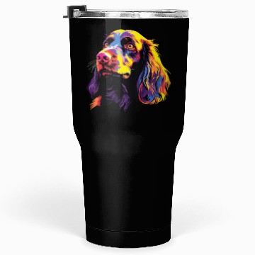 Discover Watercolor Colorful Boykin Spaniel Tumblers 30 Oz