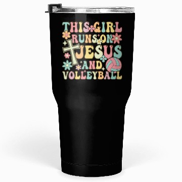 Discover Volleyball Girl Tumblers 30 Oz