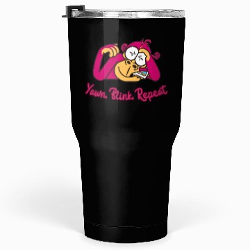 Discover Sleepy Monkey's Mantra: Yawn, Blink, Repeat Tumblers 30 Oz