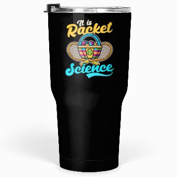 Discover Tennis Easter Racket Science Tumblers 30 Oz