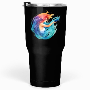 Discover Color splash zodiac: Aquarius Tumblers 30 Oz