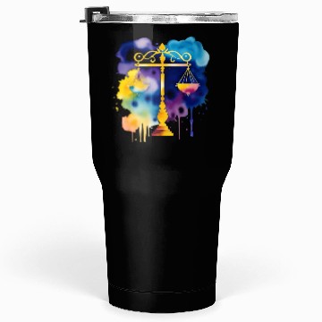 Discover Color splash zodiac: Libra Tumblers 30 Oz