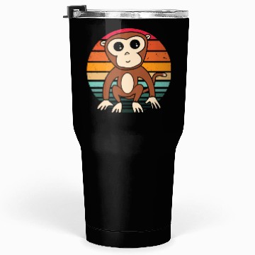 Discover Vintage Retro Monkey Tumblers 30 Oz