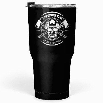 Discover Firefighter Fire and Rescue Irish Shamrock Tumblers 30 Oz