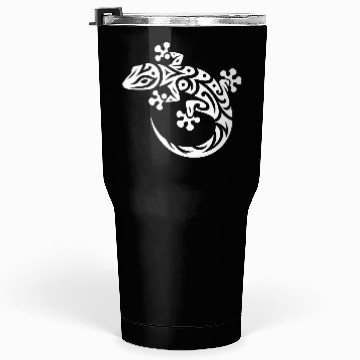 Discover Cute Gecko In T Tattoo Style Tumblers 30 Oz