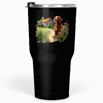 Discover Irish Setter Emerald Dog Cottagecore Adventure Tumblers 30 Oz