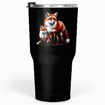 Discover Cub and Great Red Foxes Tumblers 30 Oz